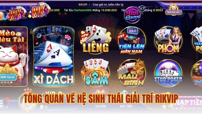 Giới thiệu tổng quan về hệ sinh thái giải trí RIKVIP